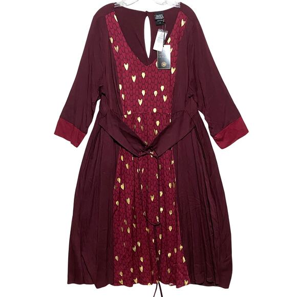 Game of Thrones House of the Dragons Midi Dress Torrid 2X Halloween Costume NWT - Picture 1 of 14